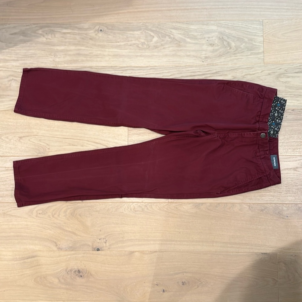 Bonobos Burgundy Men’s Pants 32/32